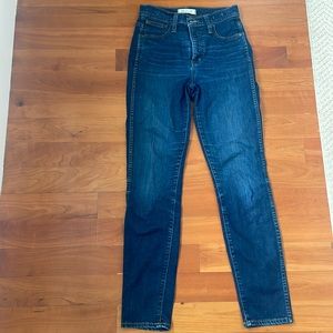 Madewell skinny high rise jeans